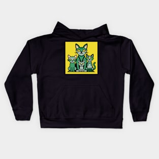 Cats Family Kids Hoodie